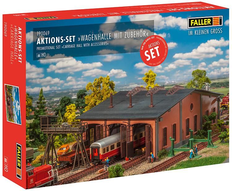 lagerAktions-Set Wagenhalle mi, Faller