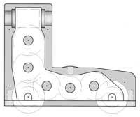 lagerMetallboggie 22,98mm Y6, Jeco