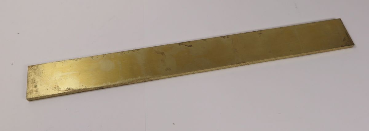 lagerMässingplåt 28x263x4mm, Jeco