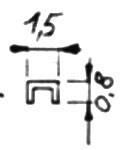 lagerxU-PROFIL 1.5 x 0.8, Jeco