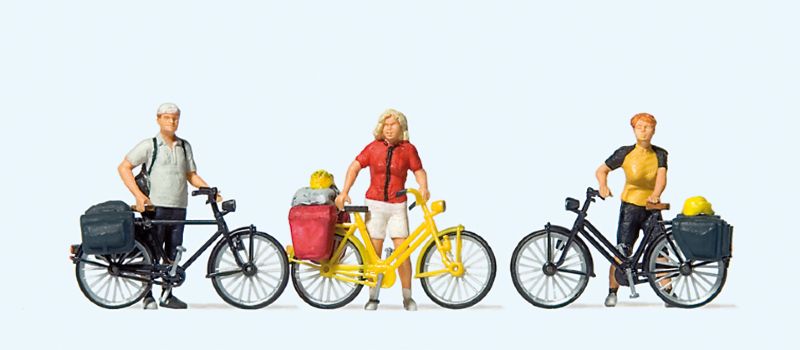 lagerStående cyklister, Preiser