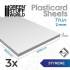 Styrene sheets 2mm 3-pack