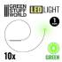 Green LED Lights - 1mm