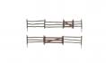 HO Split Rail Fence