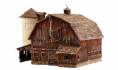 HO Old Weathered Barn